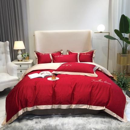 91家纺网 家纺一手货源 找家纺 （总）馨蕊家居 2021新款100支奥斯汀全棉四件套