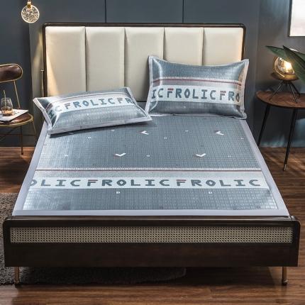 91家纺网 家纺一手货源 找家纺 （总）全季家居 2021新款900D高精密三色维冰丝凉席