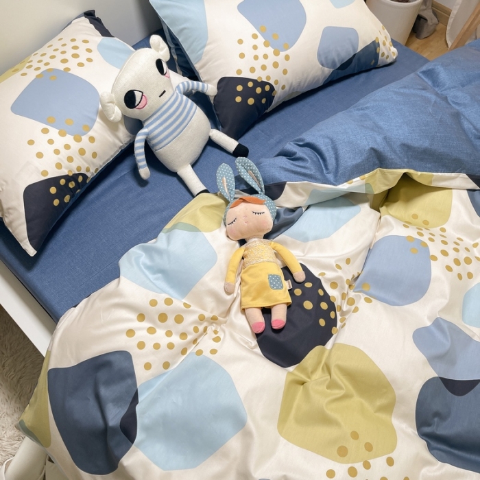 91家纺网 家纺一手货源 找家纺 金丝鸟 2021新款全棉四件套 石头记