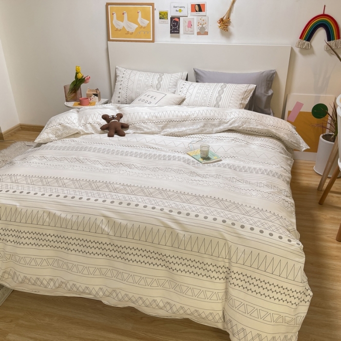 91家纺网 家纺一手货源 找家纺 金丝鸟 2021新款全棉四件套 纤尘