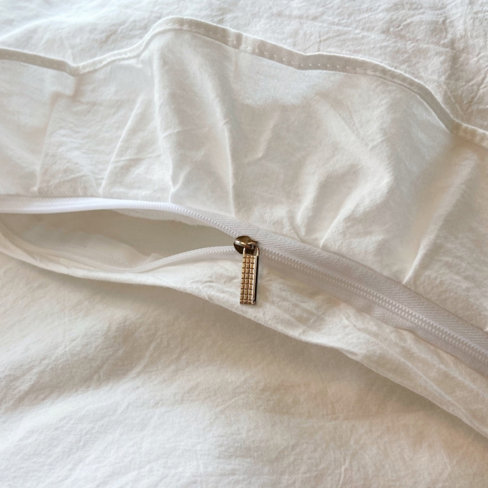 91家纺网 家纺一手货源 找家纺 淑女公社 2021新款全棉毛巾绣向日葵系列四件套 白色