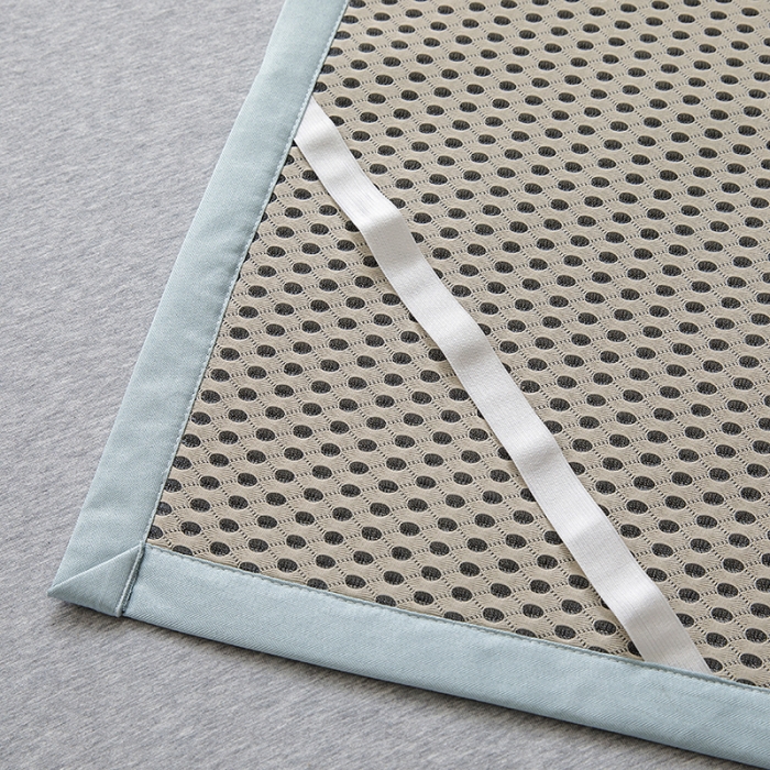 91家纺网 家纺一手货源 找家纺 小芽家居 2024新款冰丝斜纹提花凉席三件套 亚瑟