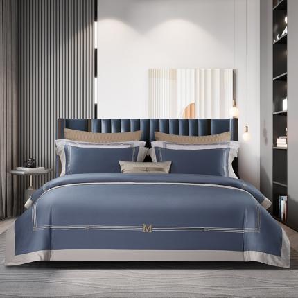 91家纺网 家纺一手货源 找家纺 （总）鼎飞家纺 2021新款长绒棉绣花四件套