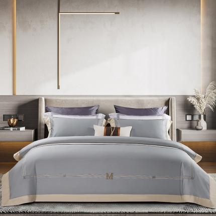 91家纺网 家纺一手货源 找家纺 （总）鼎飞家纺 2021新款长绒棉绣花四件套