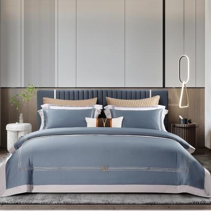 91家纺网 家纺一手货源 找家纺 （总）鼎飞家纺 2021新款长绒棉绣花四件套