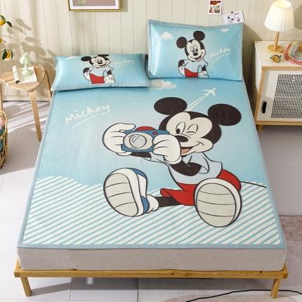 91家纺网 家纺一手货源 找家纺 （总）小芽家居 2024新款大款迪士尼冰丝凉席