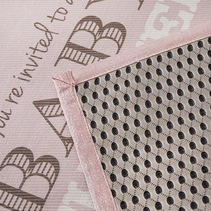 91家纺网 家纺一手货源 找家纺 小芽家居 2024新款儿童冰丝凉席卡通 浣熊宝宝