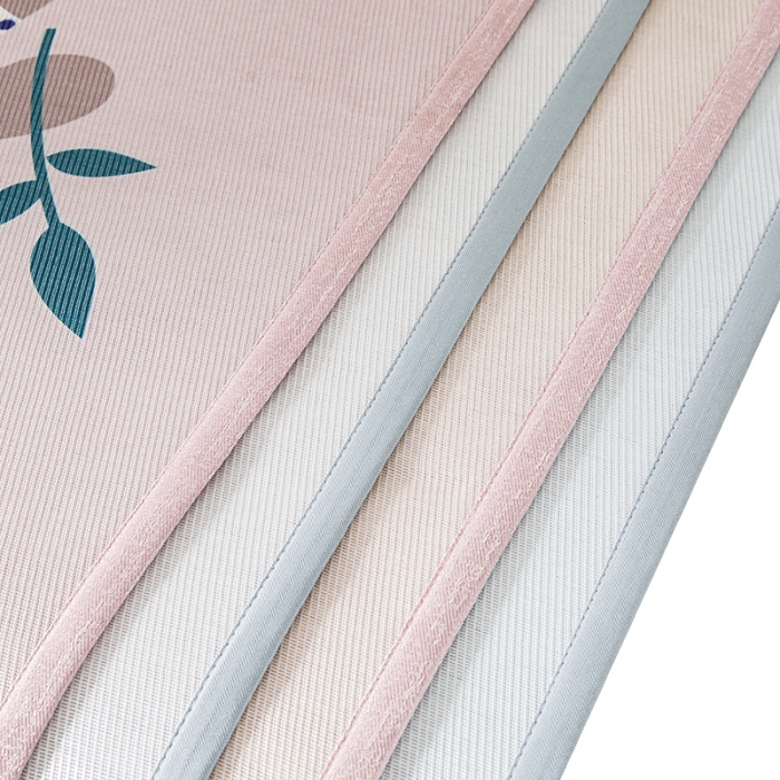 91家纺网 家纺一手货源 找家纺 小芽家居 2024新款儿童冰丝凉席卡通 浣熊宝宝