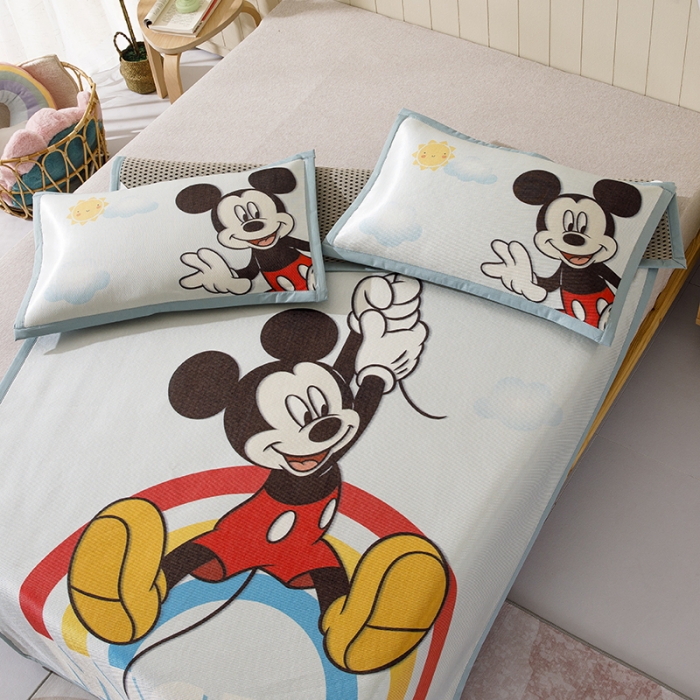 91家纺网 家纺一手货源 找家纺 （总）小芽家居 2024新款大款迪士尼冰丝凉席