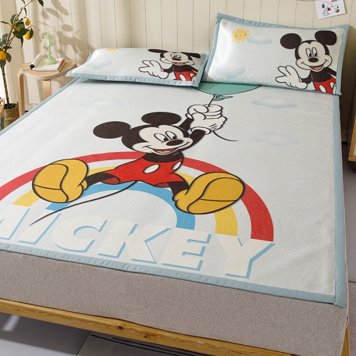 91家纺网 家纺一手货源 找家纺 （总）小芽家居 2024新款大款迪士尼冰丝凉席