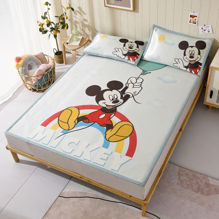 91家纺网 家纺一手货源 找家纺 （总）小芽家居 2024新款大款迪士尼冰丝凉席