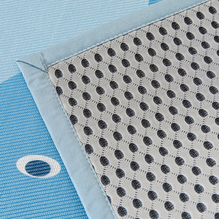 91家纺网 家纺一手货源 找家纺 小芽家居 2024新款儿童冰丝凉席卡通 小鲸鱼