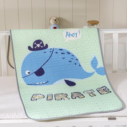 91家纺网 家纺一手货源 找家纺 小芽家居 2024新款儿童乳胶凉席卡通 搞怪鲸鱼