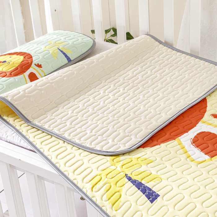 91家纺网 家纺一手货源 找家纺 小芽家居 2024新款儿童乳胶凉席卡通 狮子王