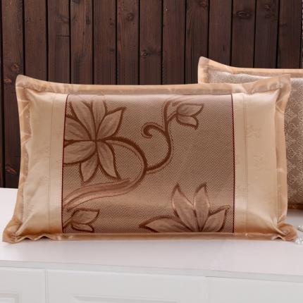 91家纺网 家纺一手货源 找家纺 小牛 2021新款夏凉枕套对称48*74cm小冰藤花双面枕套