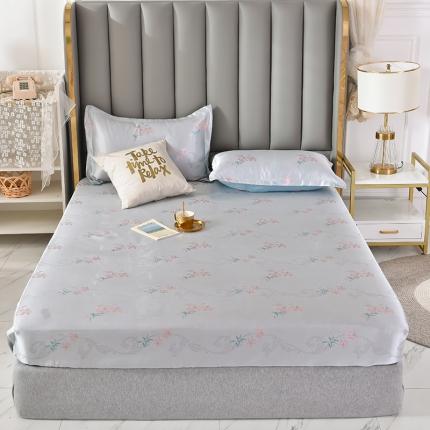 91家纺网 家纺一手货源 找家纺 （总）甜之梦家纺 2025新款提花凉席单品床笠款三件套