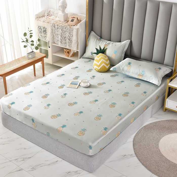 91家纺网 家纺一手货源 找家纺 （总）甜之梦家纺 2025新款提花凉席单品床笠款三件套