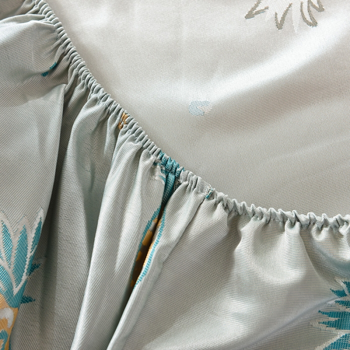 91家纺网 家纺一手货源 找家纺 （总）甜之梦家纺 2025新款提花凉席单品床笠款三件套