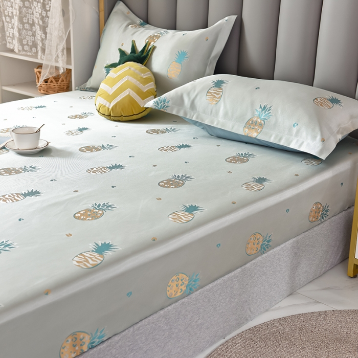 91家纺网 家纺一手货源 找家纺 （总）甜之梦家纺 2025新款提花凉席单品床笠款三件套