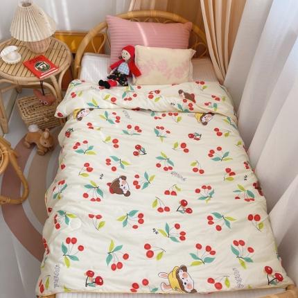 91家纺网 家纺一手货源 找家纺 （总）星期八 2021新款全棉卡通儿童夏被