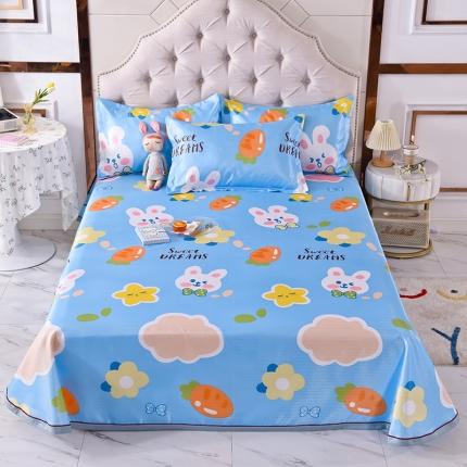 91家纺网 家纺一手货源 找家纺 （总）甜之梦家纺 2025新款印花冰丝单品凉席床单款