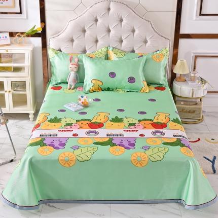 91家纺网 家纺一手货源 找家纺 （总）甜之梦家纺 2025新款印花冰丝单品凉席床单款