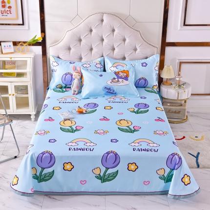 91家纺网 家纺一手货源 找家纺 （总）甜之梦家纺 2025新款印花冰丝单品凉席床单款