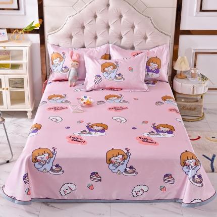 91家纺网 家纺一手货源 找家纺 （总）甜之梦家纺 2025新款印花冰丝单品凉席床单款