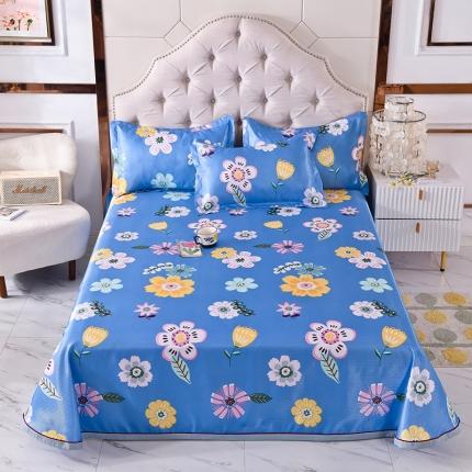 91家纺网 家纺一手货源 找家纺 （总）甜之梦家纺 2025新款印花冰丝单品凉席床单款