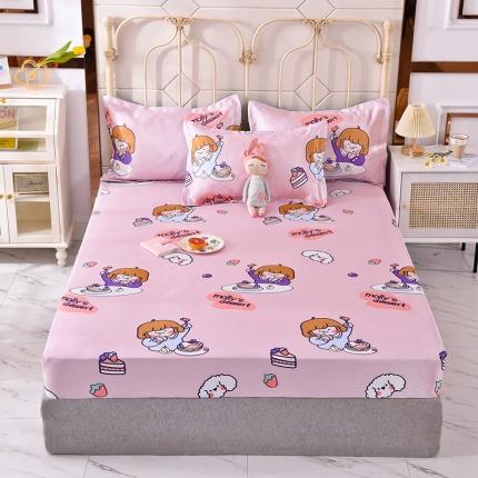 91家纺网 家纺一手货源 找家纺 （总）甜之梦家纺 2025新款印花冰丝单品凉席床笠款