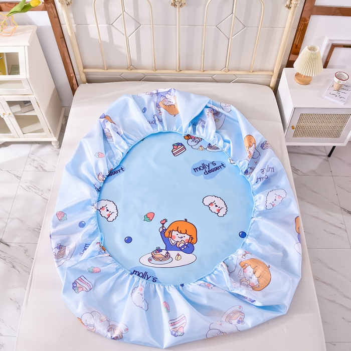 91家纺网 家纺一手货源 找家纺 （总）甜之梦家纺 2025新款印花冰丝单品凉席床笠款