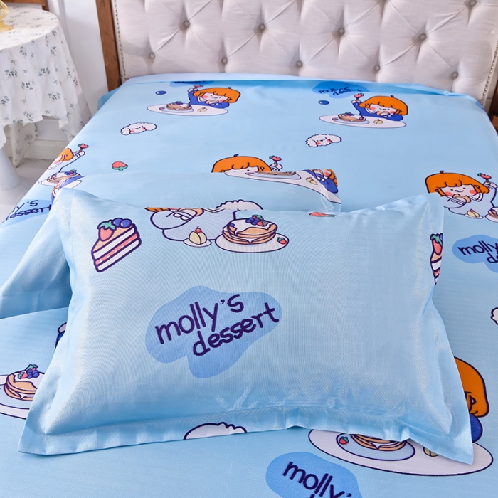 91家纺网 家纺一手货源 找家纺 （总）甜之梦家纺 2025新款印花冰丝单品枕套