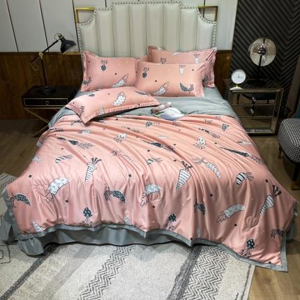 91家纺网 家纺一手货源 找家纺 (总) 雨洋 2025新款乐感丝夏被四件套