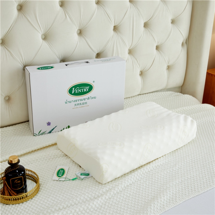 91家纺网 家纺一手货源 找家纺 ventry泰国天然乳胶枕成人狼牙V牌乳胶枕头
