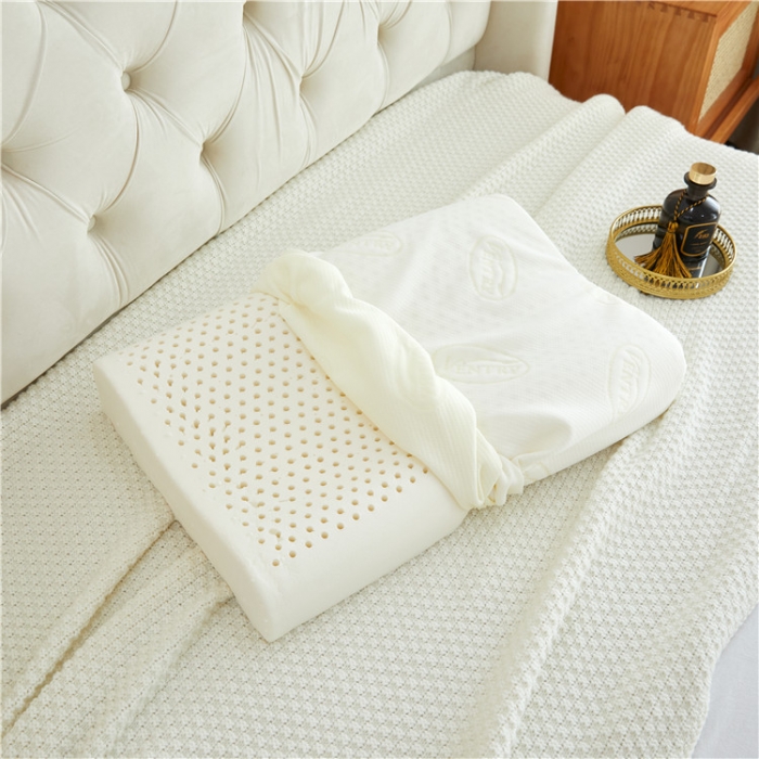 91家纺网 家纺一手货源 找家纺 ventry泰国天然乳胶枕成人平面V牌乳胶枕头