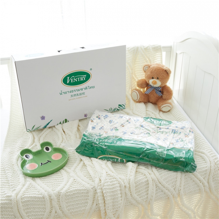 91家纺网 家纺一手货源 找家纺 ventry泰国天然乳胶枕儿童款V牌儿童乳胶枕