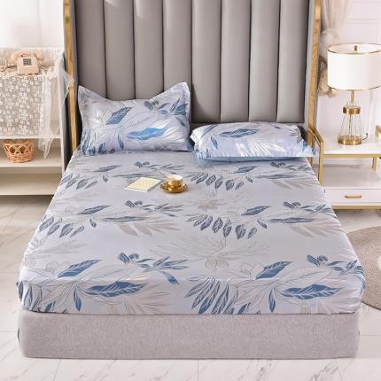 91家纺网 家纺一手货源 找家纺 甜之梦家纺 2025新款提花凉席单品床笠款三件套陌上花开