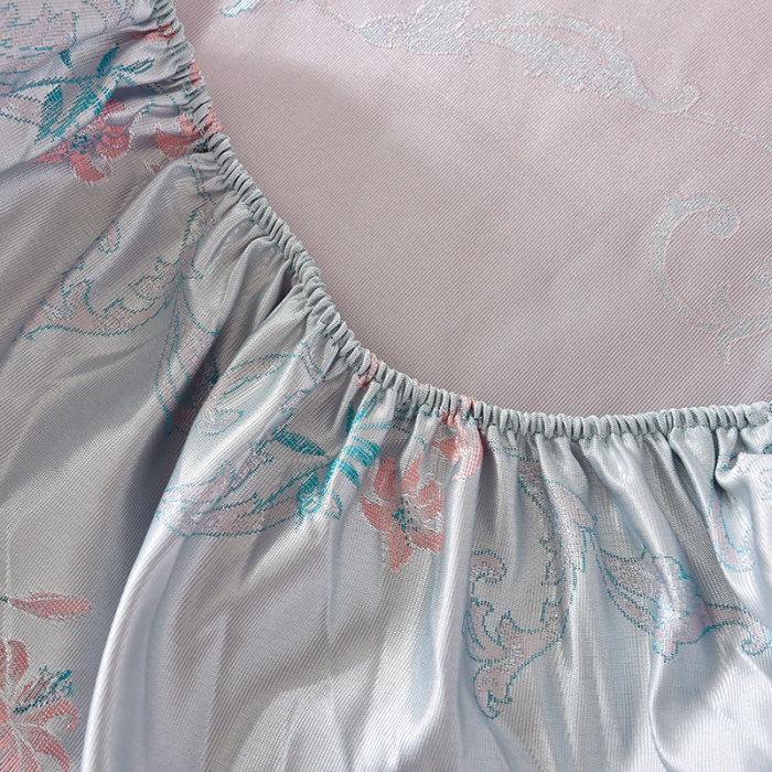 91家纺网 家纺一手货源 找家纺 甜之梦家纺 2025新款提花凉席单品床笠款三件套至美