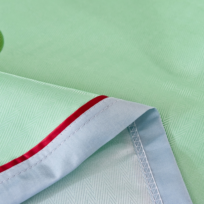 91家纺网 家纺一手货源 找家纺 甜之梦家纺 2025新款印花冰丝单品凉席床单款水果乐园绿