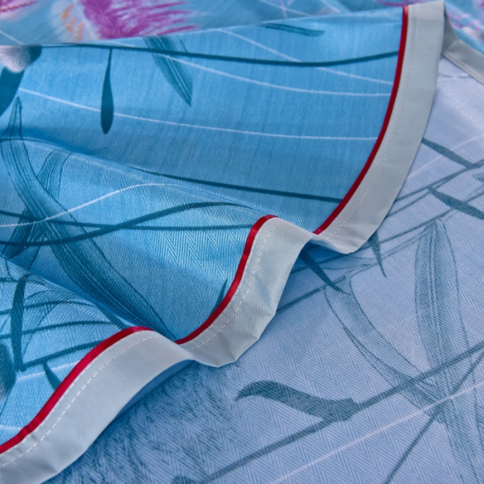 91家纺网 家纺一手货源 找家纺 甜之梦家纺 2025新款印花冰丝单品凉席床单款水梦瑶