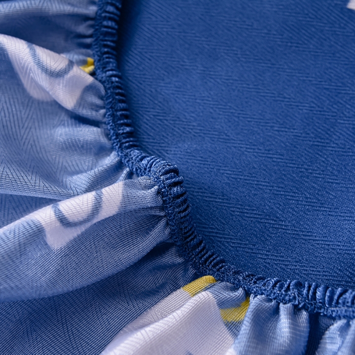 91家纺网 家纺一手货源 找家纺 甜之梦家纺 2025新款印花冰丝单品凉席床笠款萌鸡日记