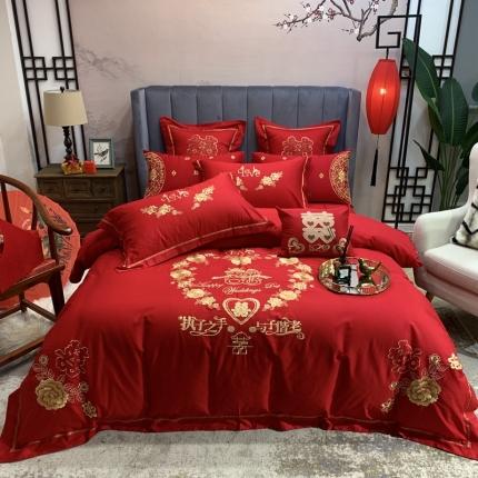 91家纺网 家纺一手货源 找家纺 （总）橘滋家纺 2021新款春夏全棉婚庆系列