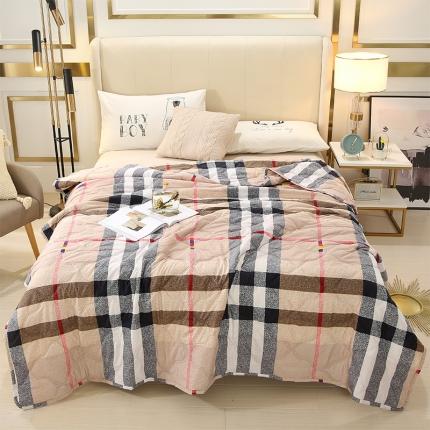 91家纺网 家纺一手货源 找家纺 畅销被业2021新款芦荟棉夏被夏凉被  格调