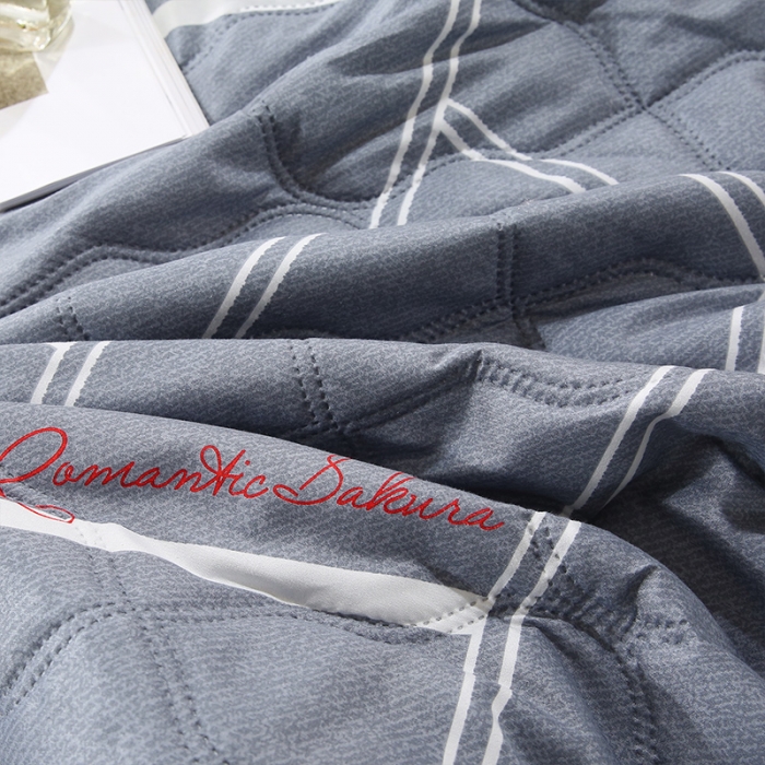 91家纺网 家纺一手货源 找家纺 畅销被业2021新款芦荟棉夏被夏凉被 华尔兹-灰