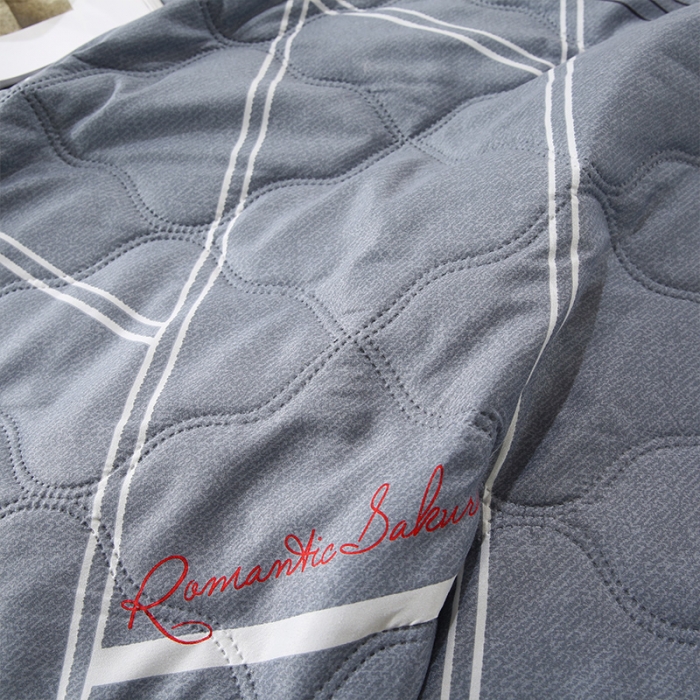 91家纺网 家纺一手货源 找家纺 畅销被业2021新款芦荟棉夏被夏凉被 华尔兹-灰