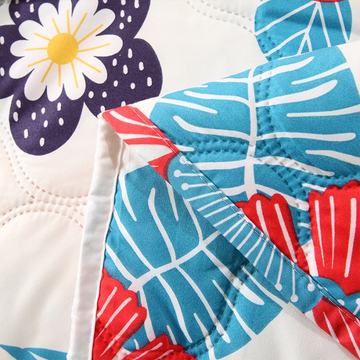 91家纺网 家纺一手货源 找家纺 畅销被业2021新款芦荟棉夏被夏凉被 溢彩时光