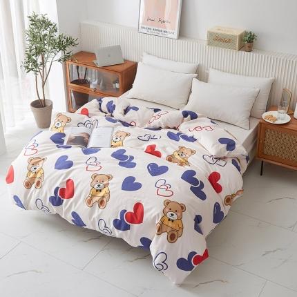 91家纺网 家纺一手货源 找家纺 （总）爱妮玖玖 2021新款极简轻奢系列单品印花被套