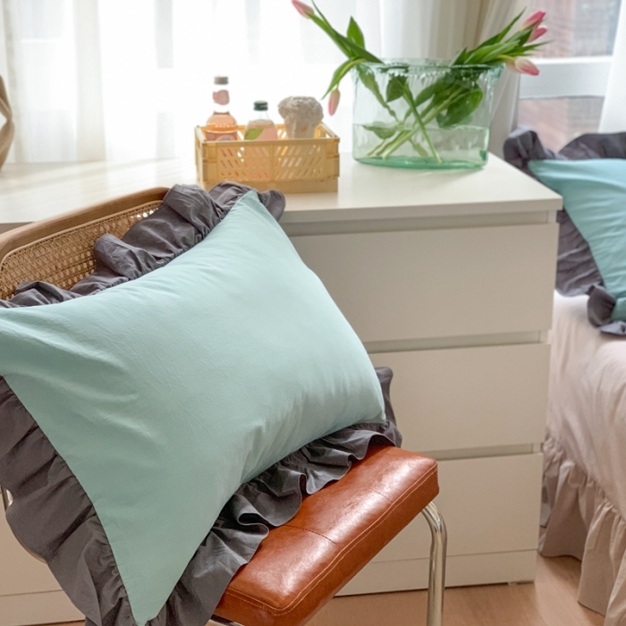 91家纺网 家纺一手货源 找家纺 （总）时年家纺 2021新款水洗棉花边款四件套