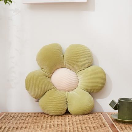 小朵朵抱枕花朵坐垫小雏菊抱枕直播赠品抱枕礼品（量大从优）绿色