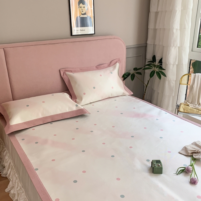 91家纺网 家纺一手货源 找家纺 （总）时年家纺 2021新款卡通水洗冰露丝养生凉席